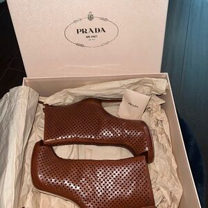 Prada Leather Boots size 35